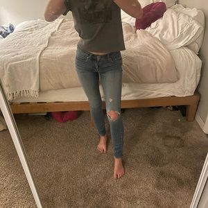Lucky Brand low rise skinny jeans